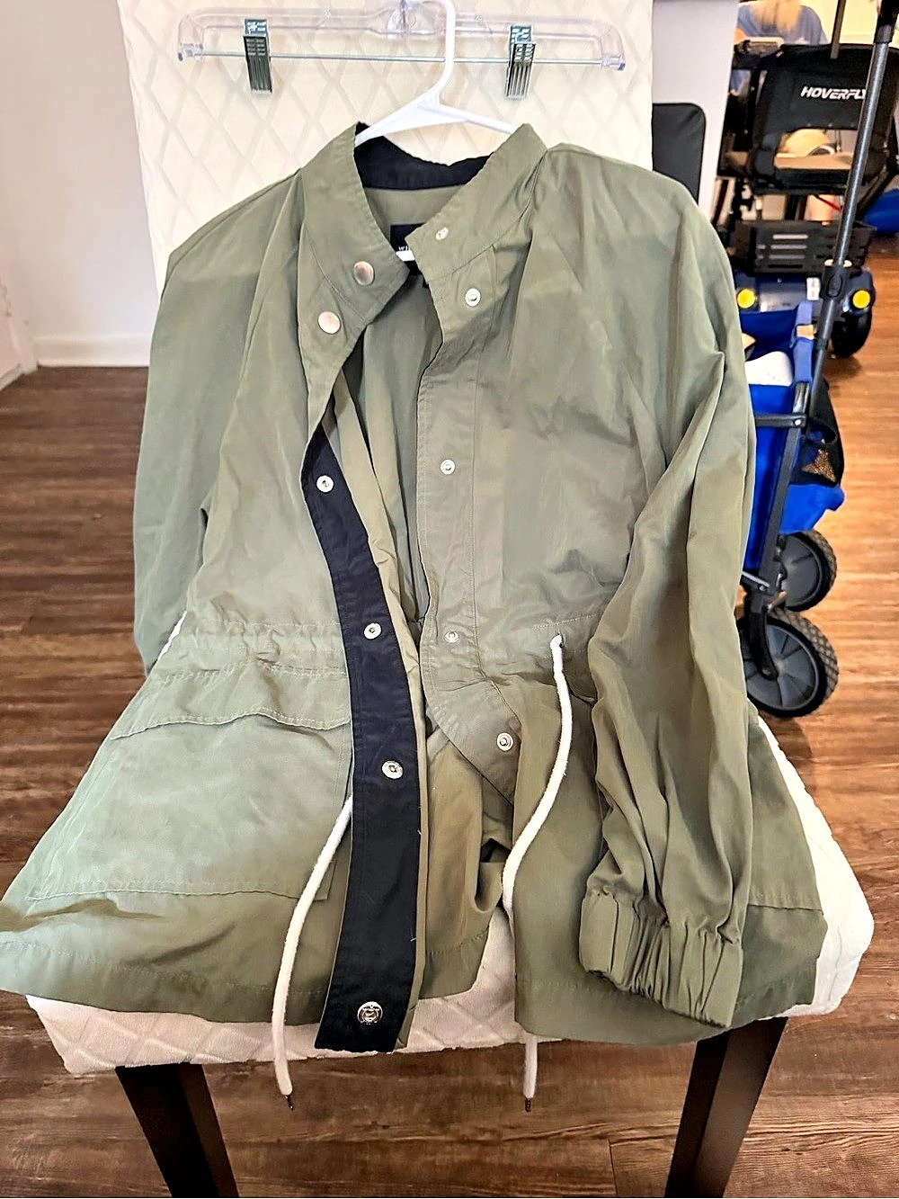 Who What Wear Women'Small Utility Jacket in Green Size Small Like New